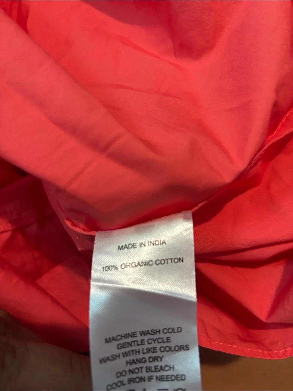 Quince Coral-Red Smocked Maxi Dress with Ruffle Straps - Picture 3 of 4